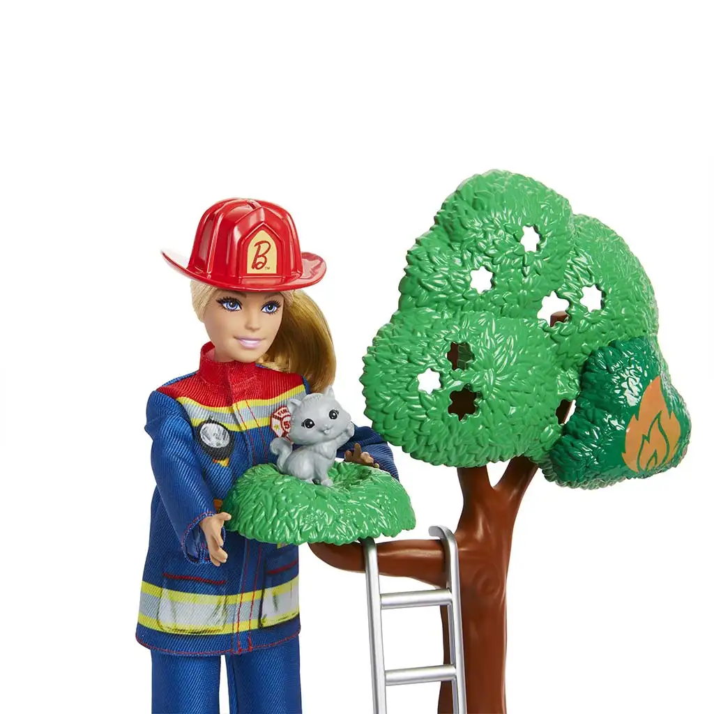 Barbie: Tűzoltó állomás játékszett - Mattel kép 6