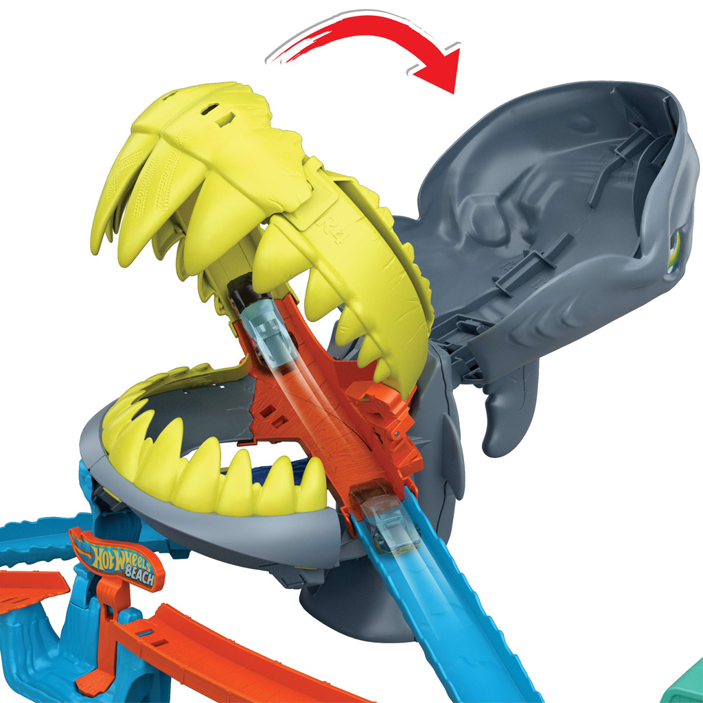 Hot Wheels: Cápatámadás pályaszett kisautóval - Mattel kép 4