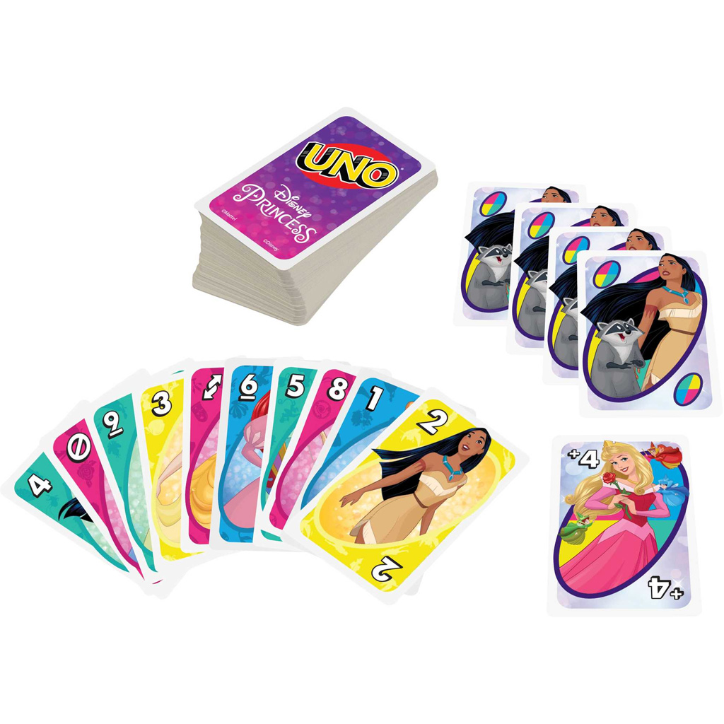 Disney Princess UNO kártyajáték - Mattel kép 4