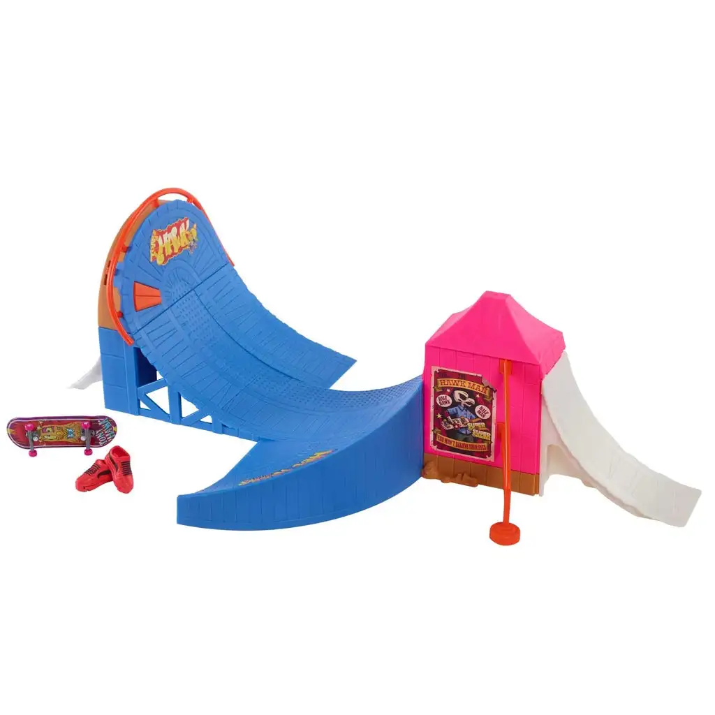 Hot Wheels: FingerBoard Deluxe gördeszka élménypark játékszett - Mattel kép 2