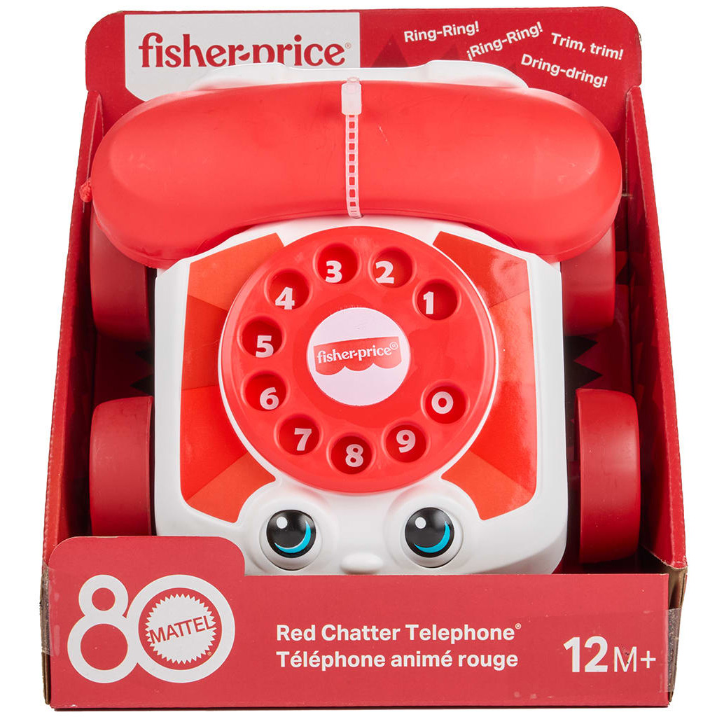 Fisher-Price: Fecsegő telefon 80. évfordulós kiadás - Mattel kép 1