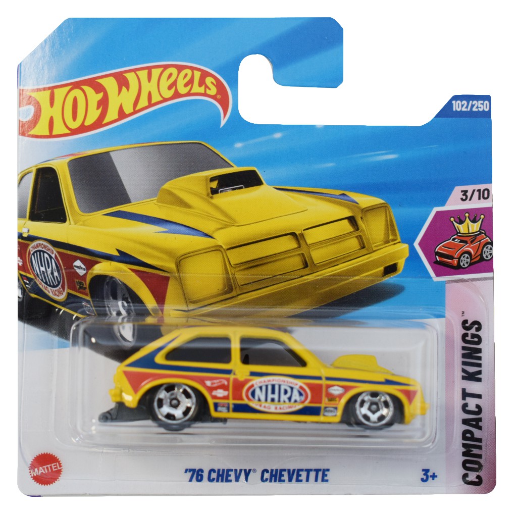 Hot Wheels: Chevy Chevette sárga kisautó 1/64 - Mattel kép 1