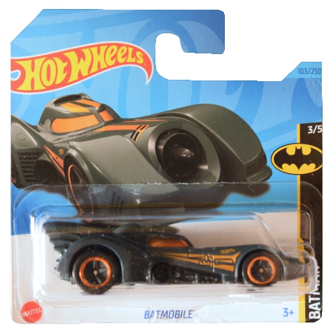Hot Wheels: Batman Batmobile kék kisautó 1/64 - Mattel kép 1