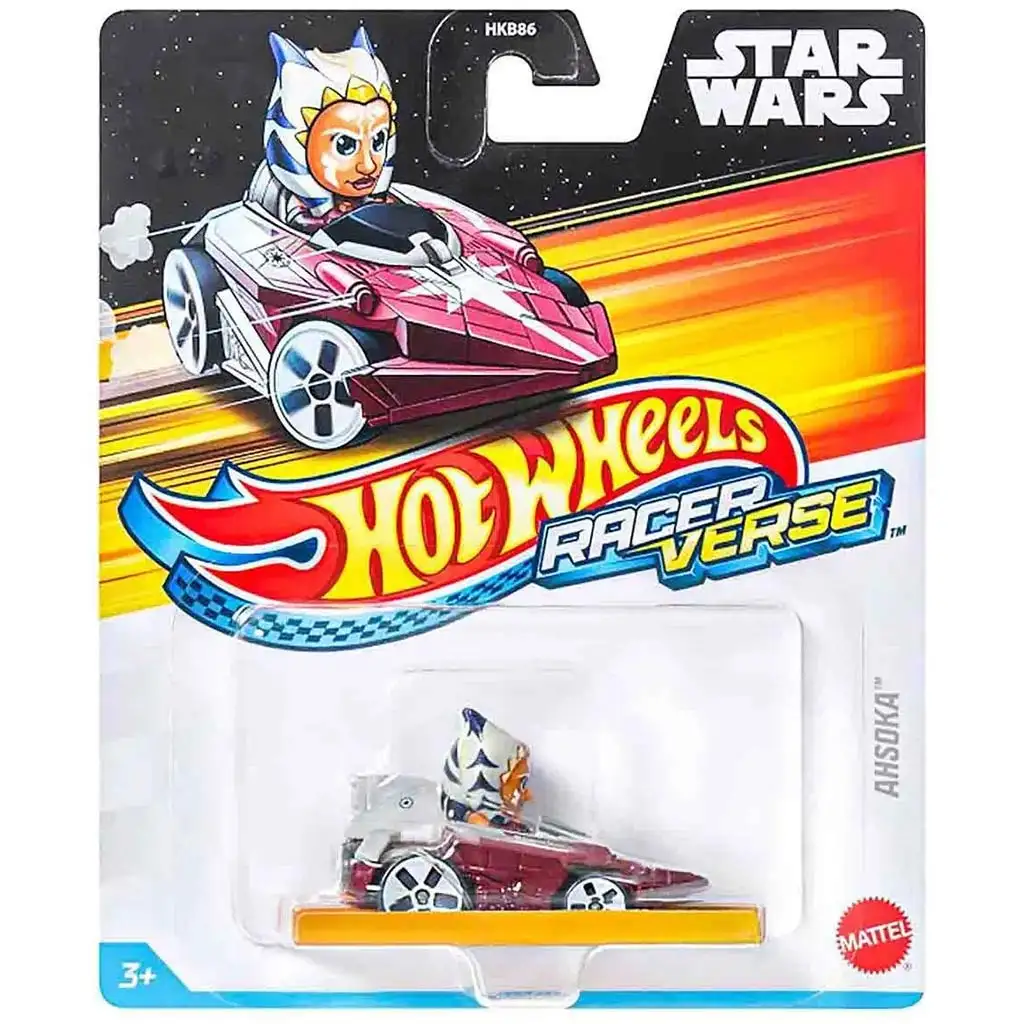 Hot Wheels: RacerVerse - Star Wars Ahsoka karakter kisautó - Mattel kép 1