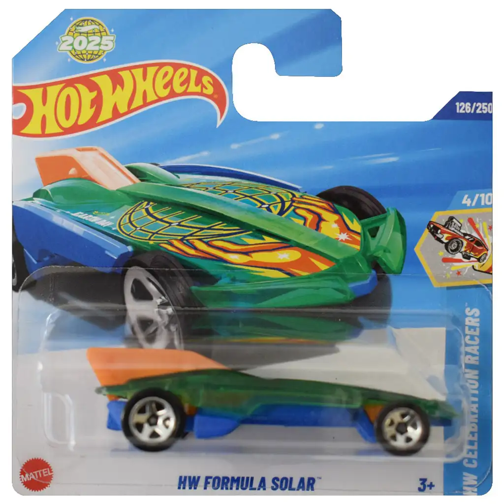 Hot Wheels: HW Formula Solar zöld-kék kisautó 1/64 - Mattel kép 1