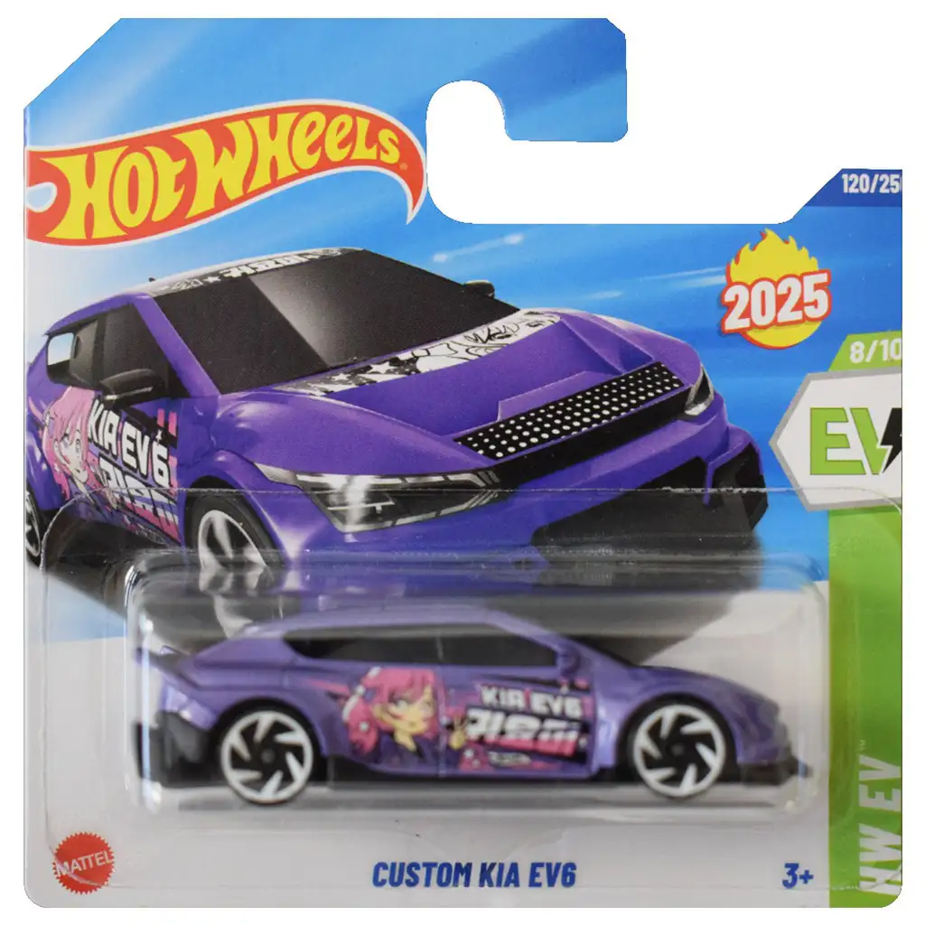 Hot Wheels: Custom Kia EV6 kisautó 1/64 - Mattel kép 1