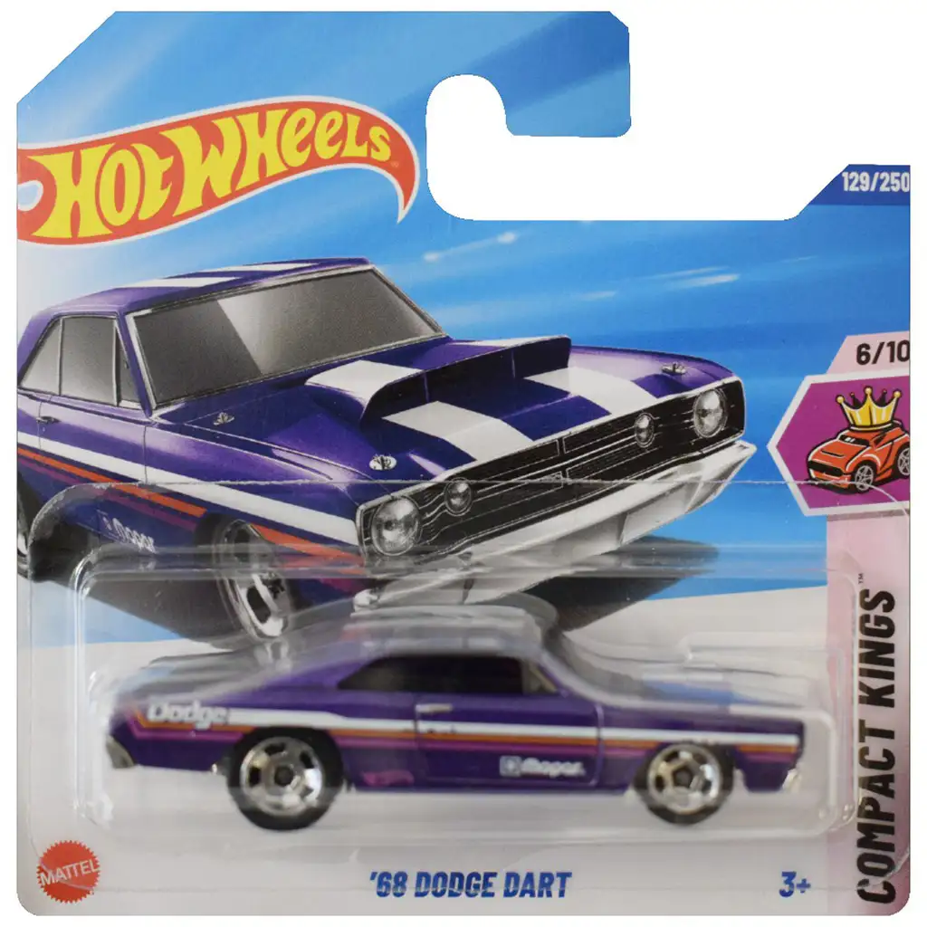 Hot Wheels: ’68 Dodge Dart kisautó 1/64 - Mattel kép 1