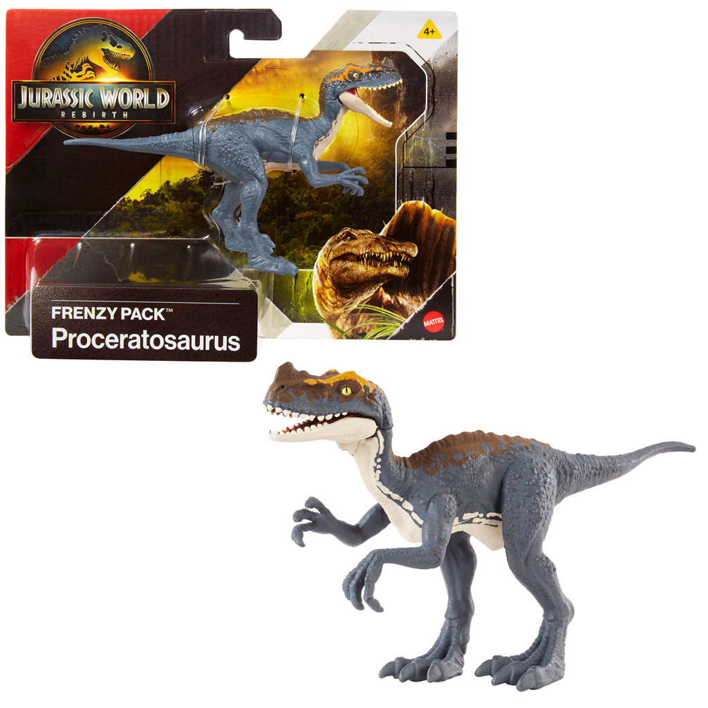 Jurassic World: Újjászületés Frenzy pack Proceraosaurus dinoszaurusz figura - Mattel kép 1