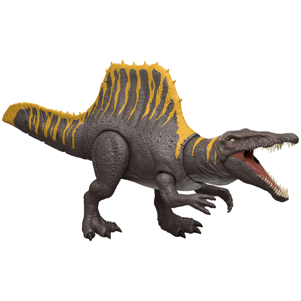 Jurassic World: Újjászületés Tail Thrasher Spinosaurus kolosszális dinoszaurusz figura - Mattel kép 3