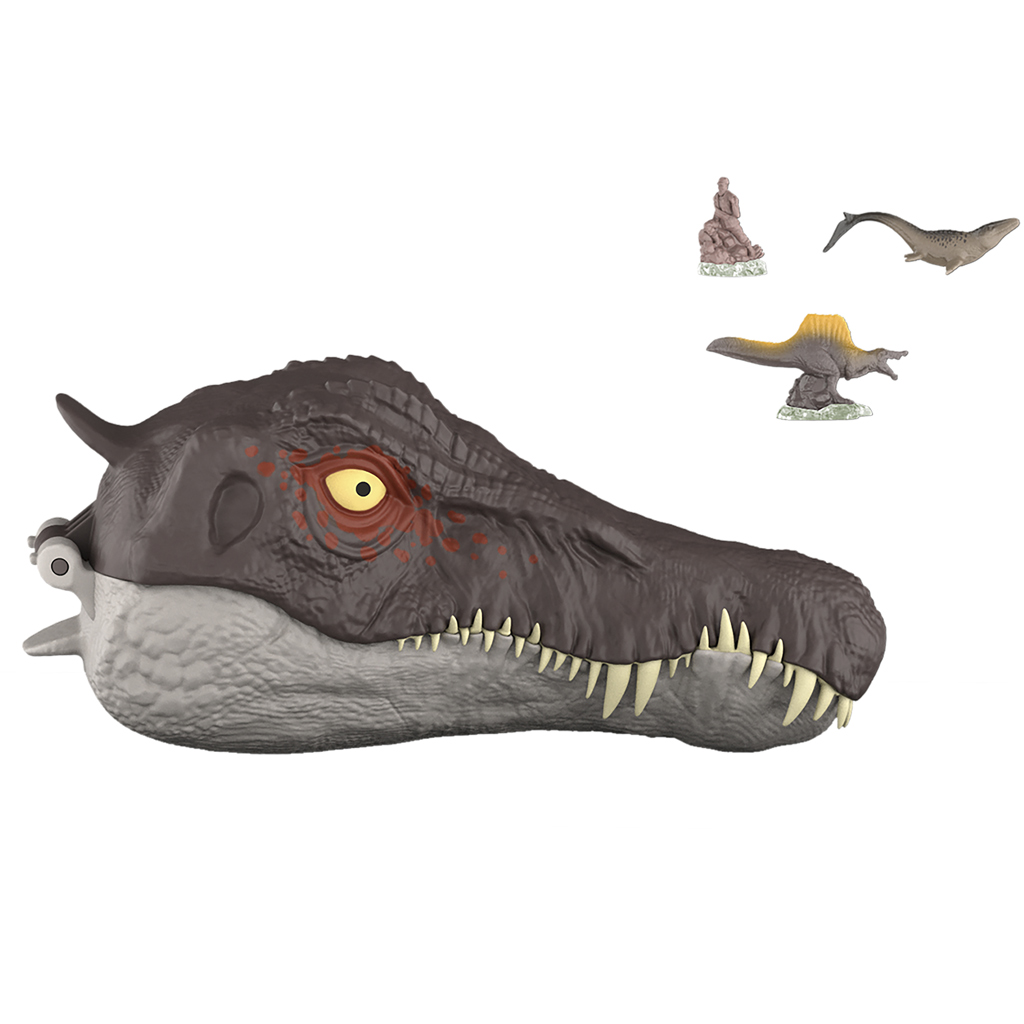 Jurassic World: Újjászületés Micro Adventures Spinosaurus mini játékszett - Mattel kép 2