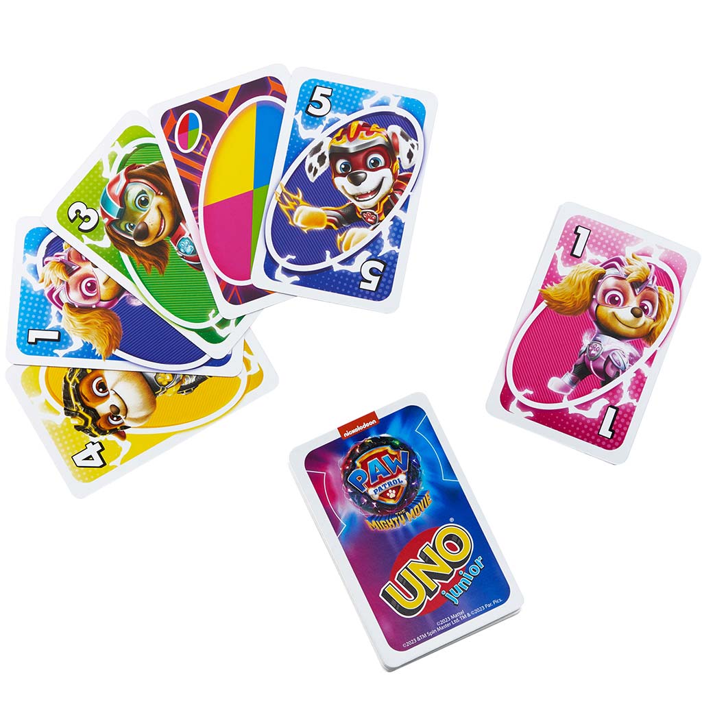 UNO Junior: Mancs Őrjárat kártyajáték - Mattel kép 3