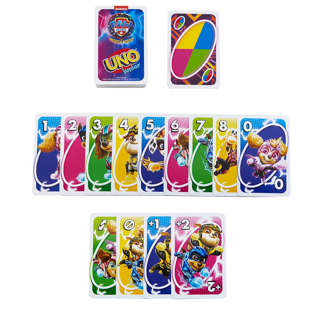 UNO Junior: Mancs Őrjárat kártyajáték - Mattel kép 5