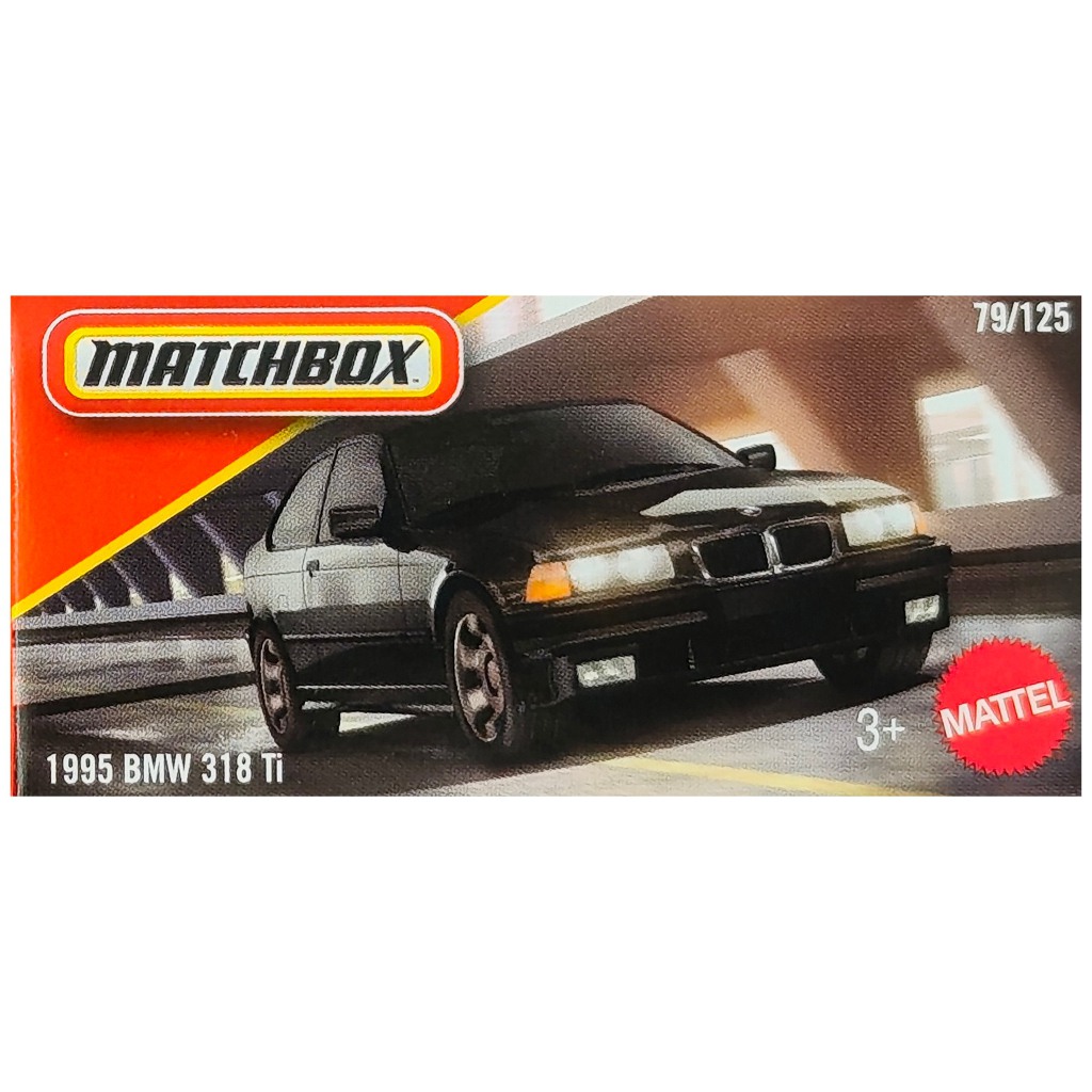 Matchbox: 1995 BMW 318 Ti papírdobozos kisautó 1/64 – Mattel kép 1