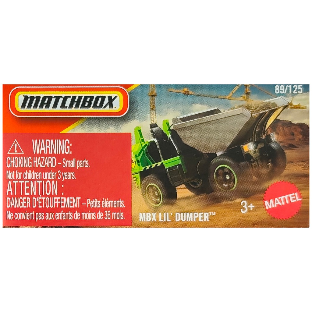Matchbox: MBX Lil' Dumper papírdobozos kisautó 1/64 – Mattel kép 1