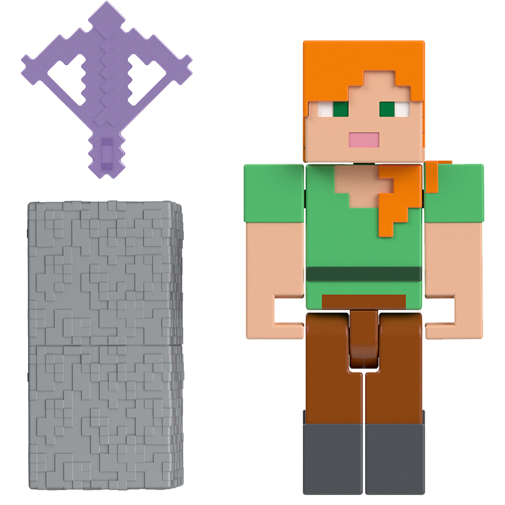 Minecraft: Alex figura kiegészítőkkel - Mattel kép 2