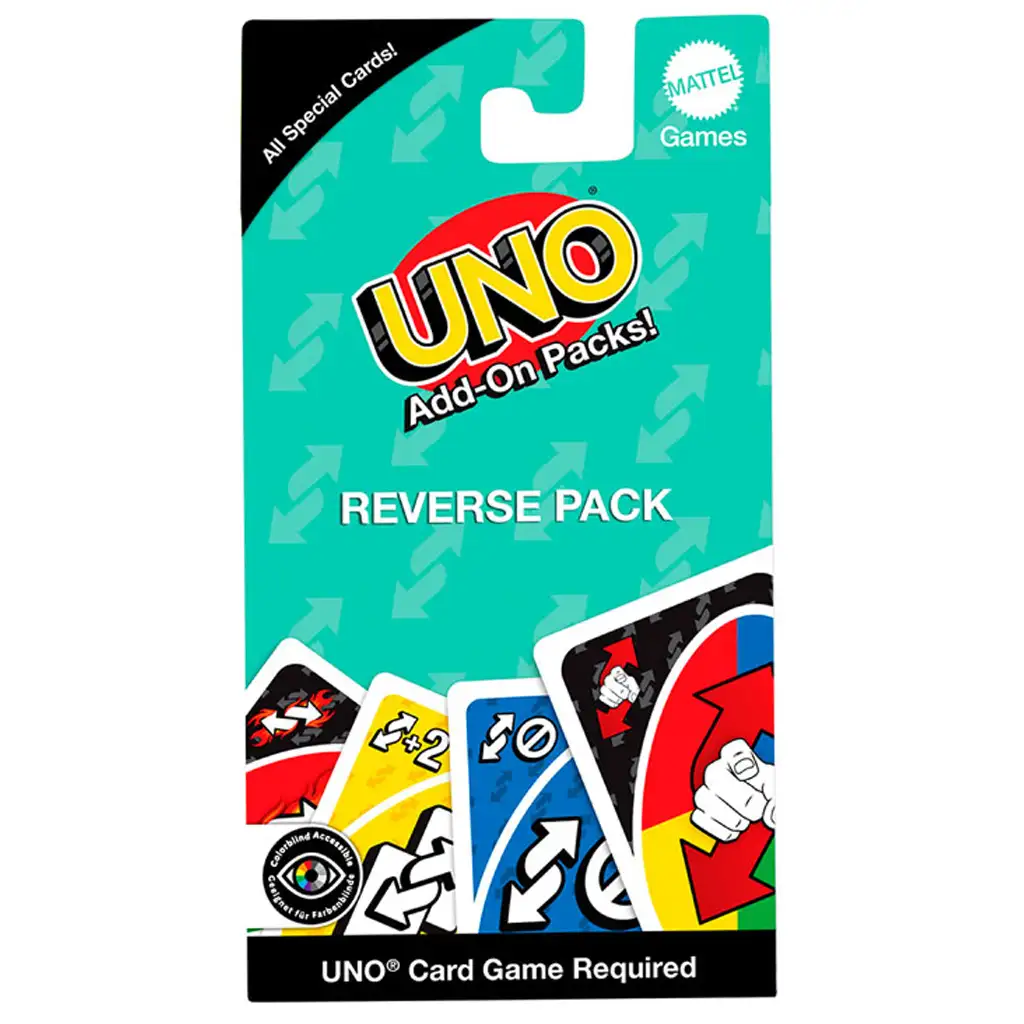 UNO: Visszafordító pakk kiegészítő kártyacsomag - Mattel kép 1