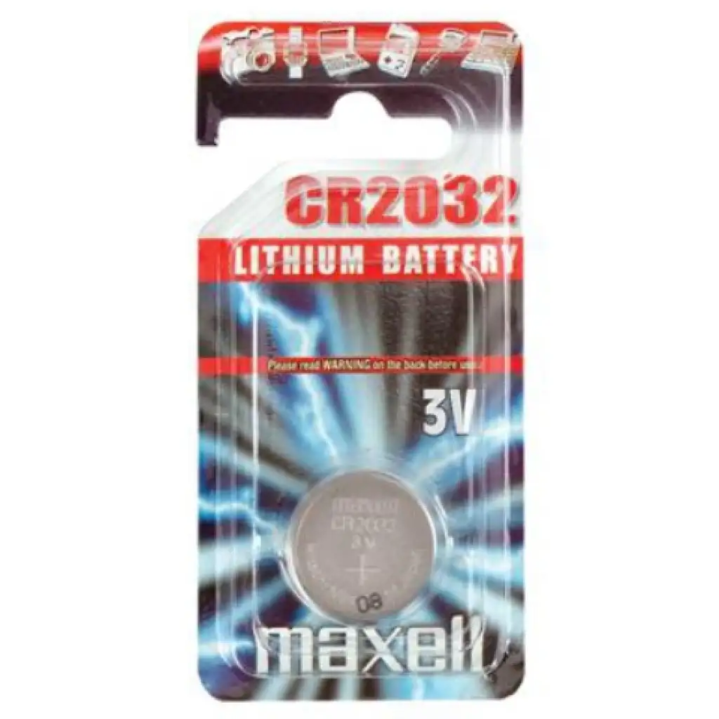 Maxell: Alkáli lítium gombelem CR2032 1db bliszteres csomagolásban kép 1