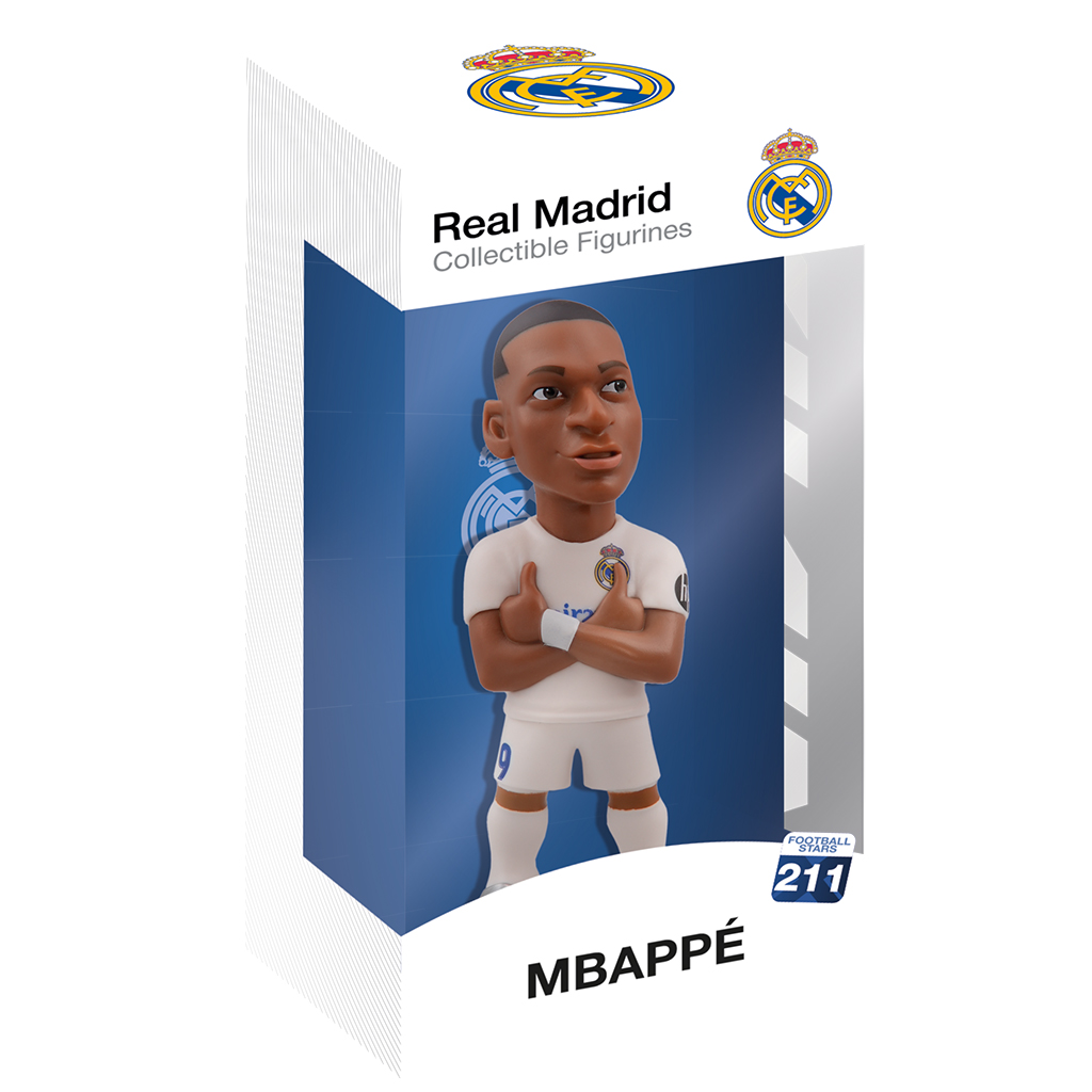 Minix: Real Madrid - Kylian Mbappe focista akciófigura 12cm kép 1