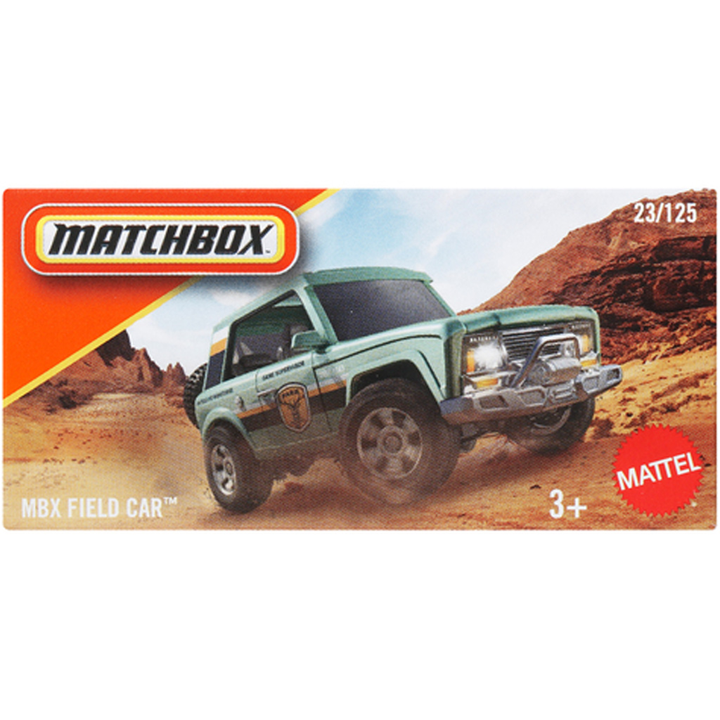 Matchbox: Papírdobozos MBX Field Car terepjáró 1/64 - Mattel kép 1
