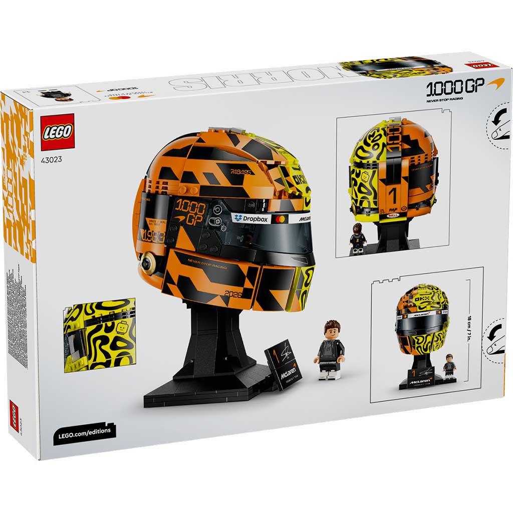 LEGO® Editions: McLaren Mastercard F1® Team Lando Norris sisakja (43023) kép 7