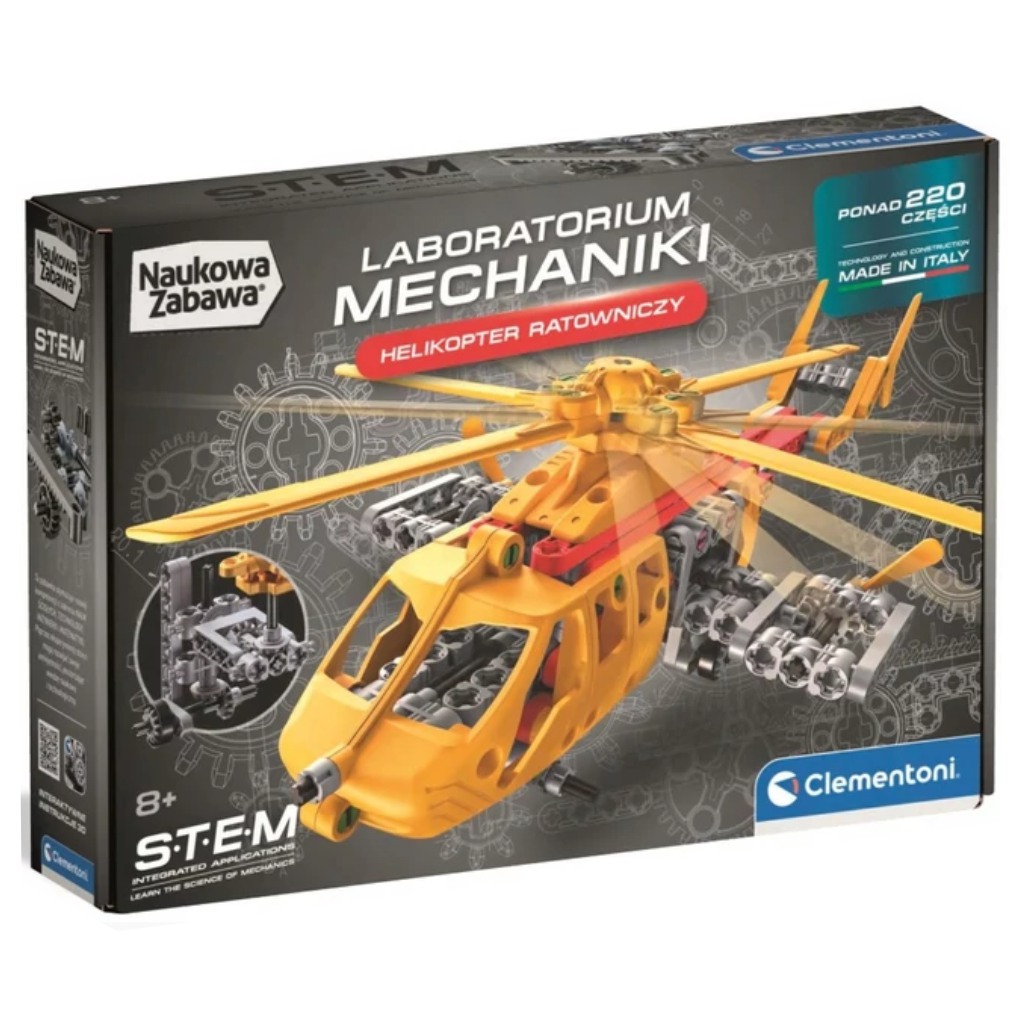 Science & Play: Mechanikai műhely - Helikopter építőkészlet - Clementoni kép 1