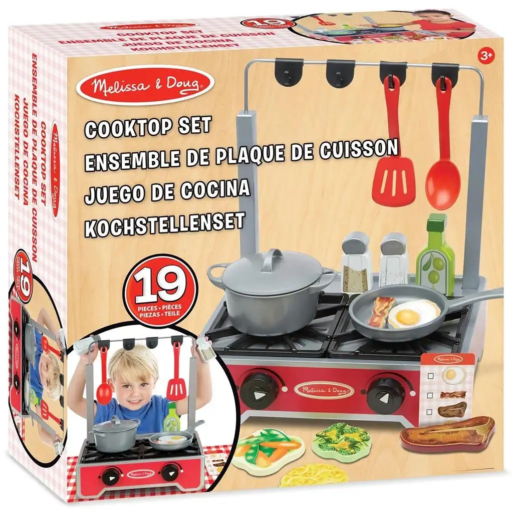 Sütés-Főzés: Delux fa sütőkészlet - Melissa & Doug kép 1