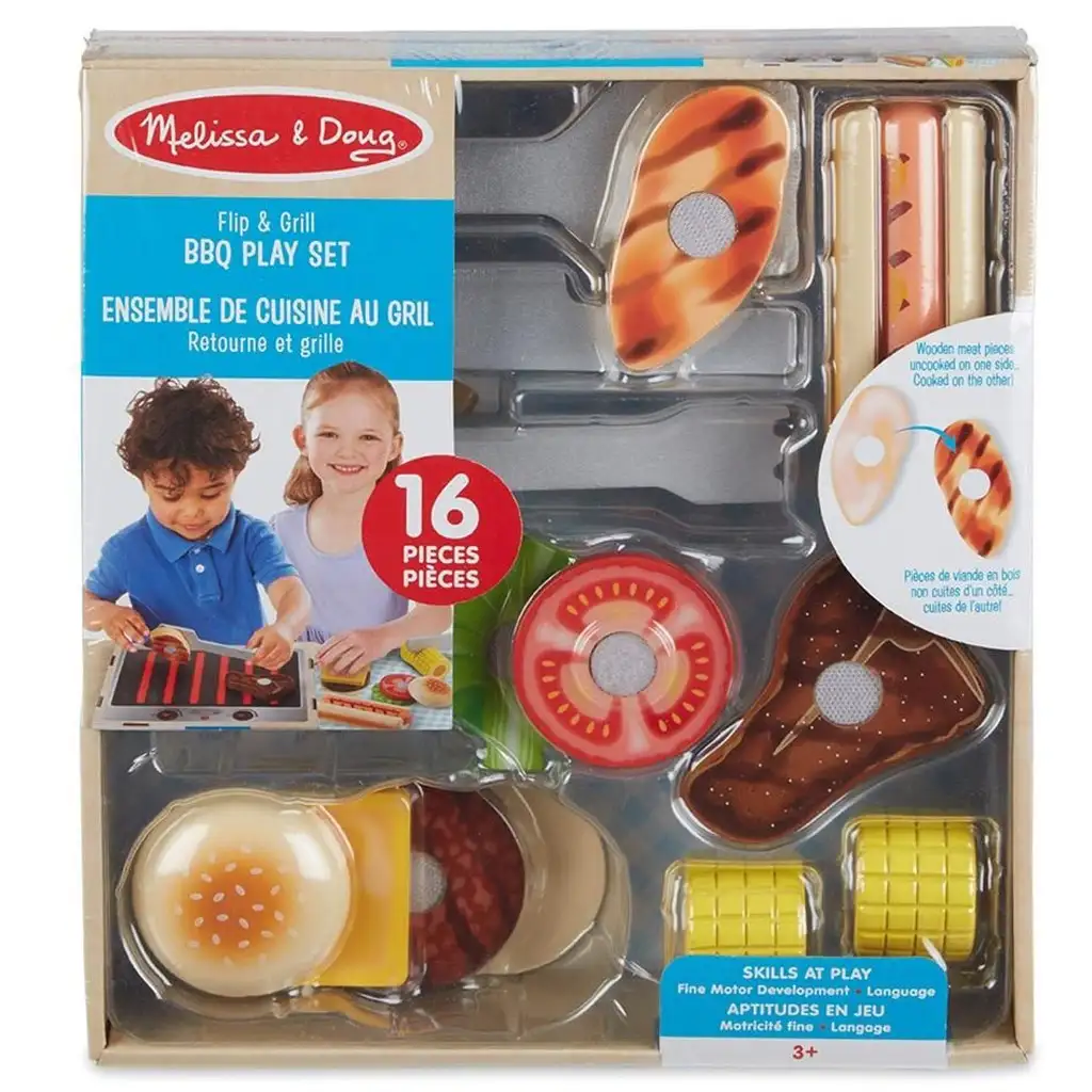 Sütés-Főzés: Grill és BBQ játékszett - Melissa & Doug kép 1