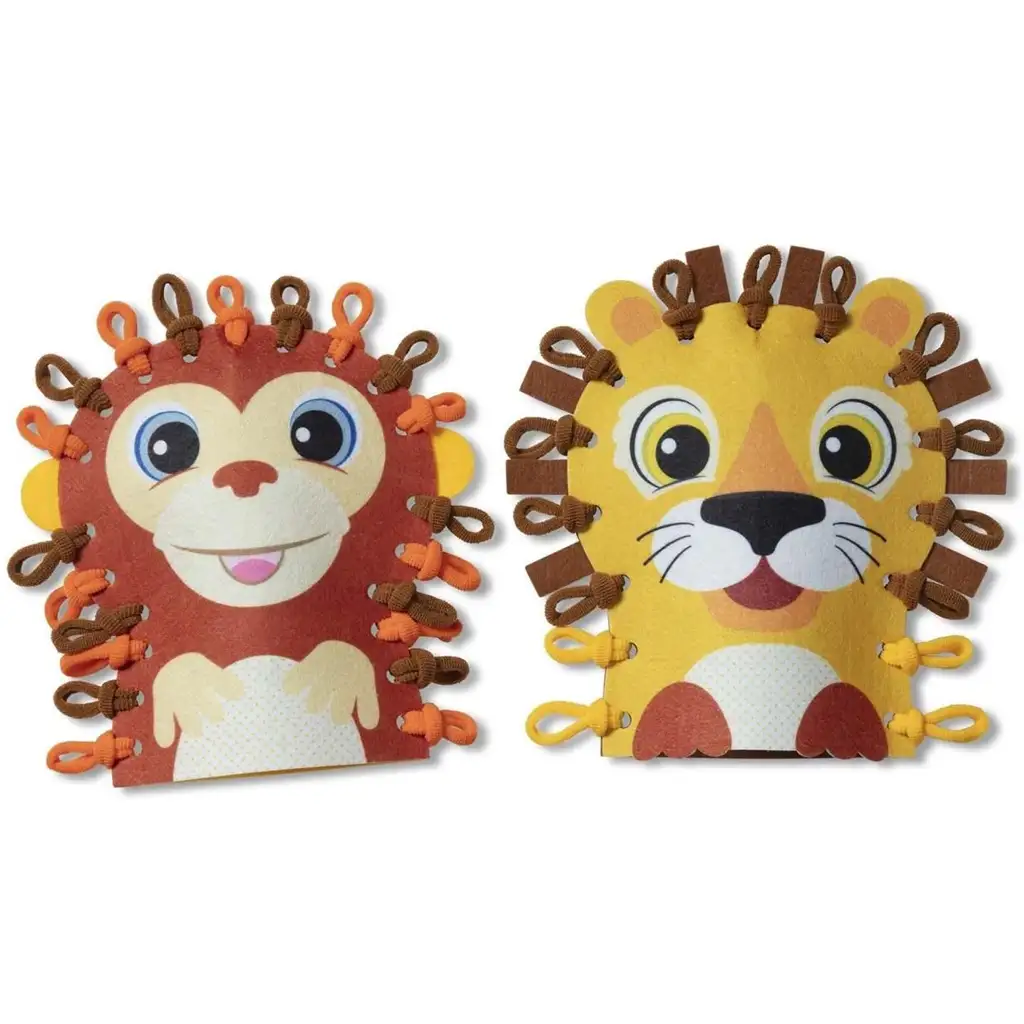Hurkold! Vadállat bábkészítő kreatív játékszett - Melissa & Doug kép 2