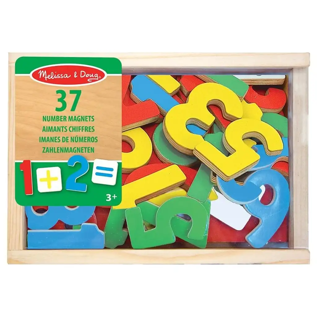 Mágneses fa számok készségfejlesztő játékszett tárolódobozban - Melissa & Doug kép 1