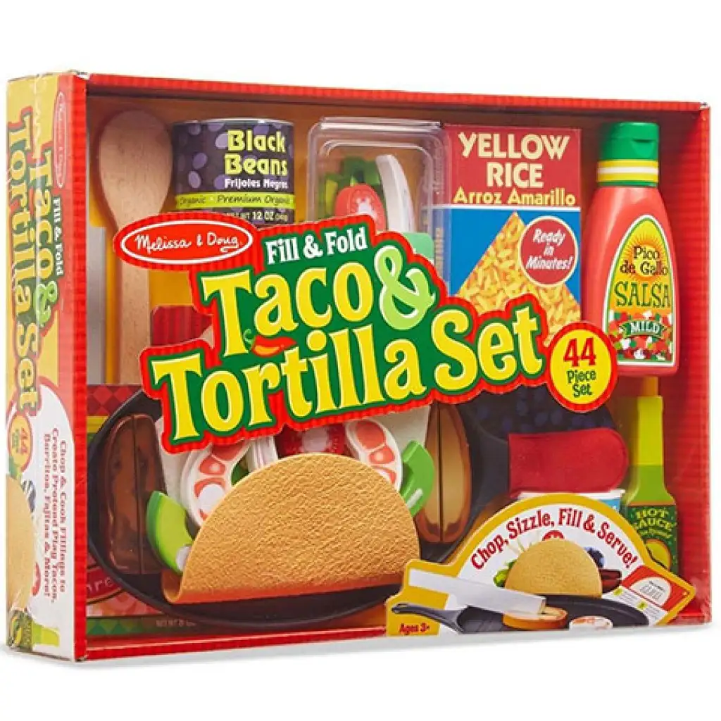 Taco és Tortilla ételkészítő játékszett - Melissa & Doug kép 1