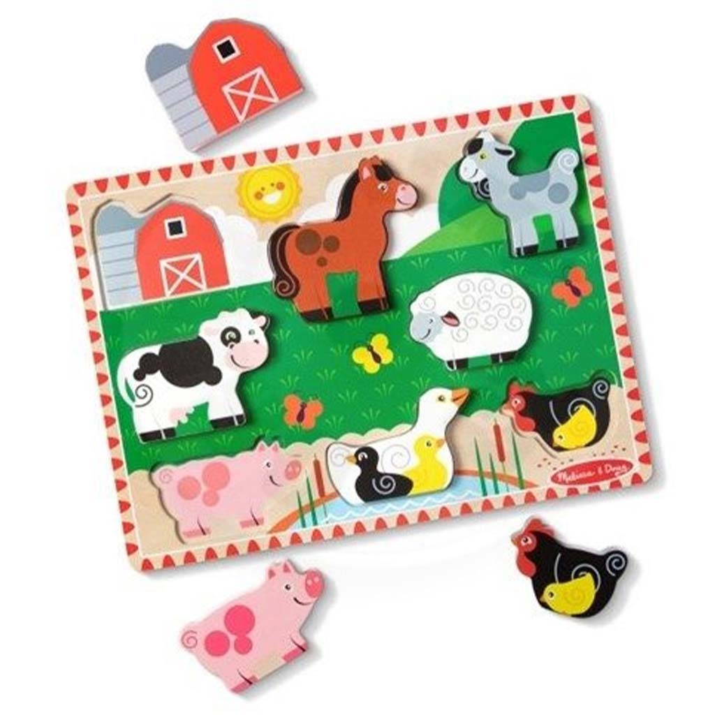 Melissa&Doug: Állatos kirakó - Farm - Spin Master kép 1