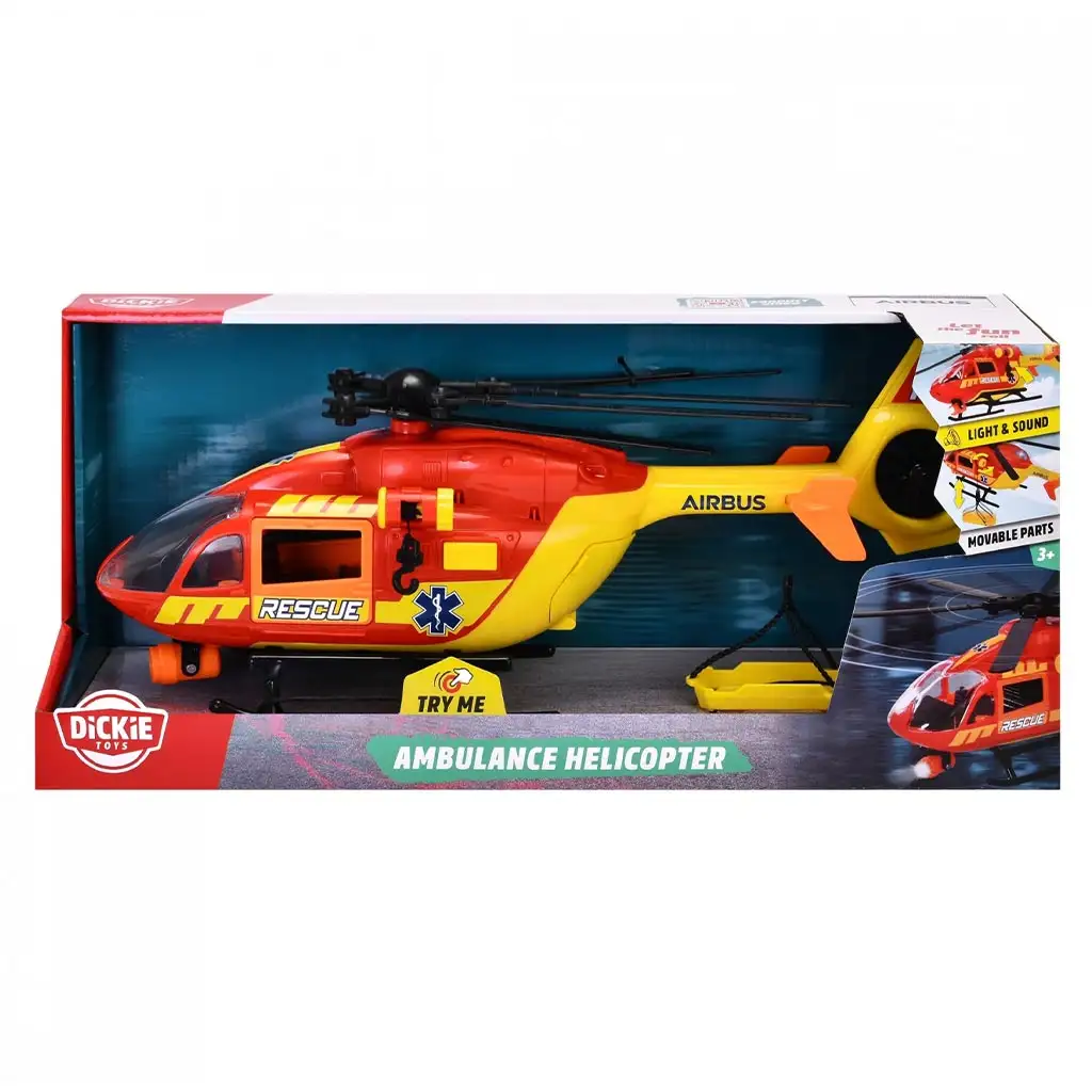 Mentőhelikopter fénnyel és hanggal 36cm - Dickie Toys kép 1
