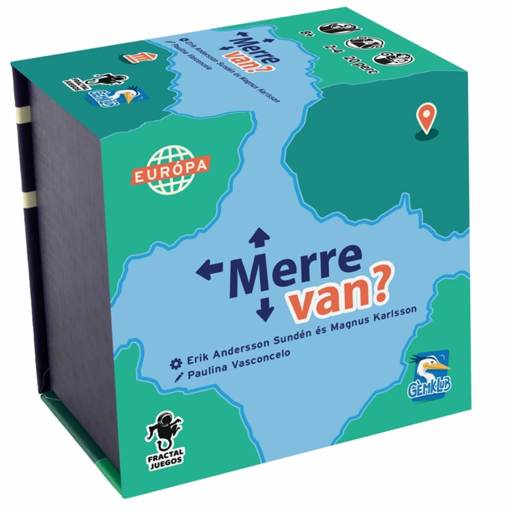 Merre van? - Európa társasjáték kép 1