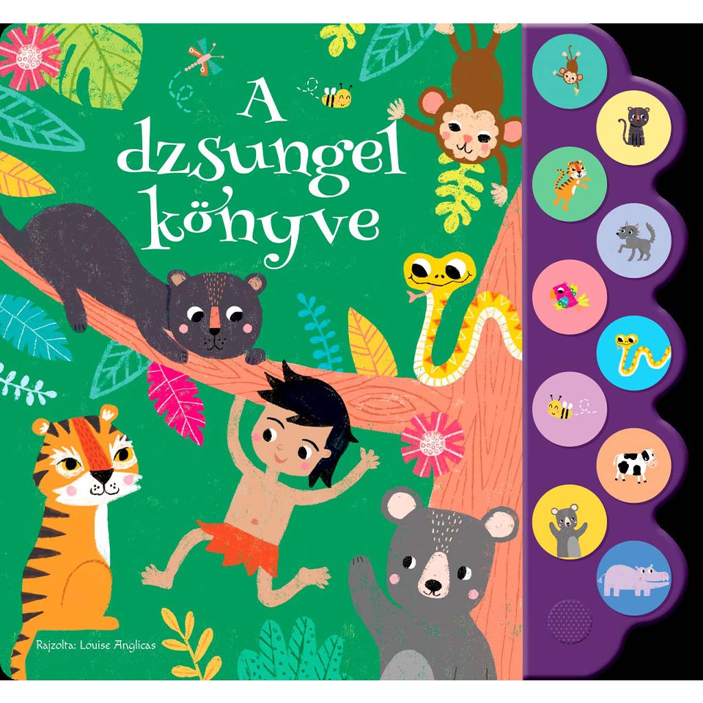 Mesés hangoskönyvek - A dzsungel könyve interaktív hangoskönyv kép 1