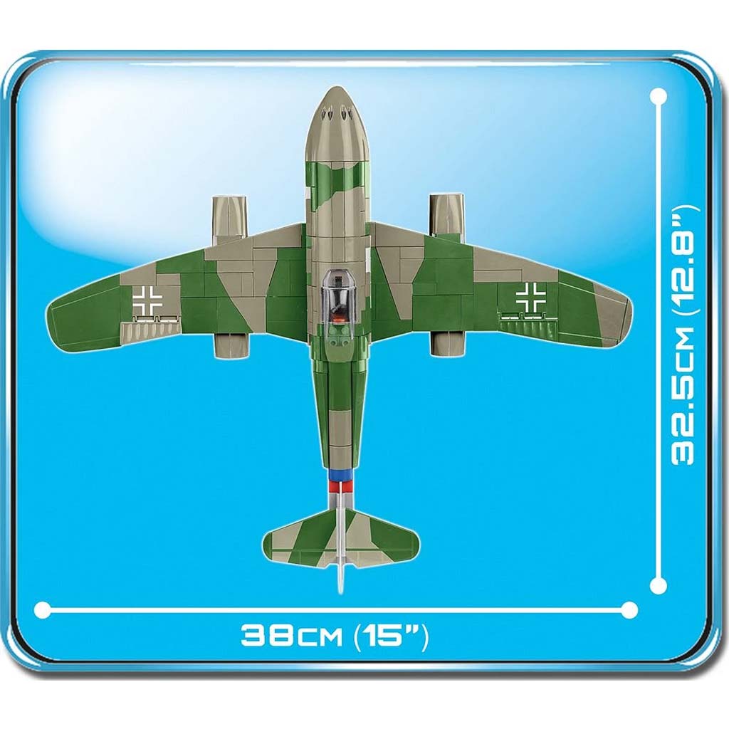 COBI: Messerschmitt Me 262 A-1a repülőgép építőjáték (5721) kép 5