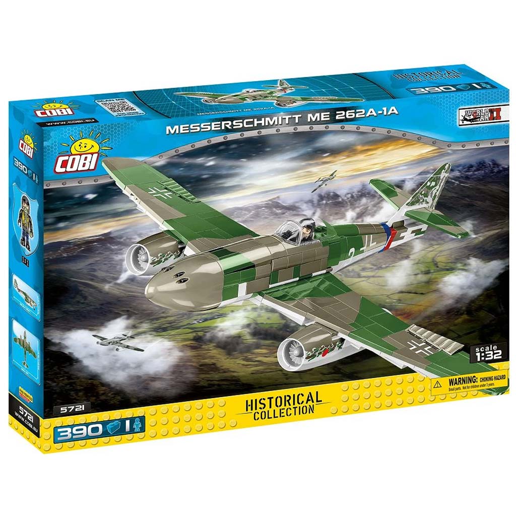 COBI: Messerschmitt Me 262 A-1a repülőgép építőjáték (5721) kép 1