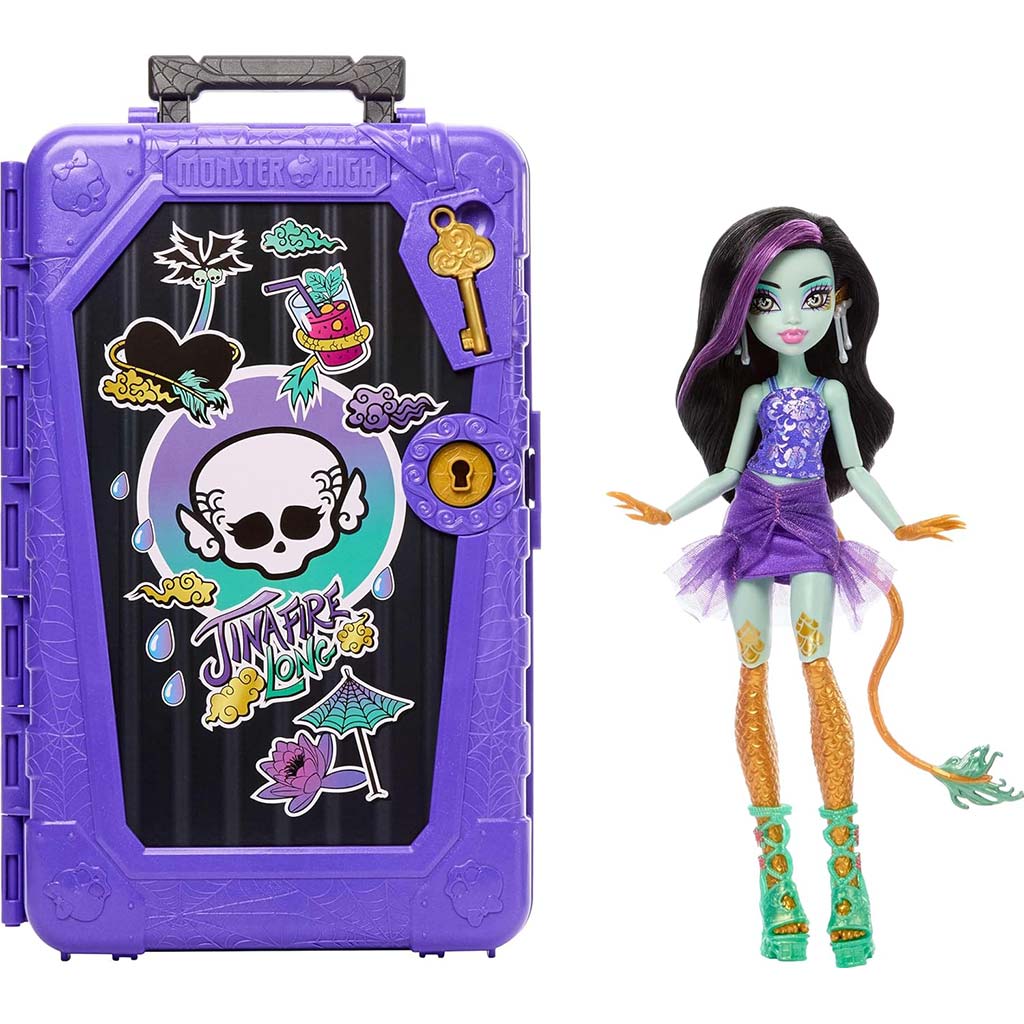 Monster High Szörnyen Jóbarátok titkai: Rémes utazás Jinafire Long baba - Mattel kép 1