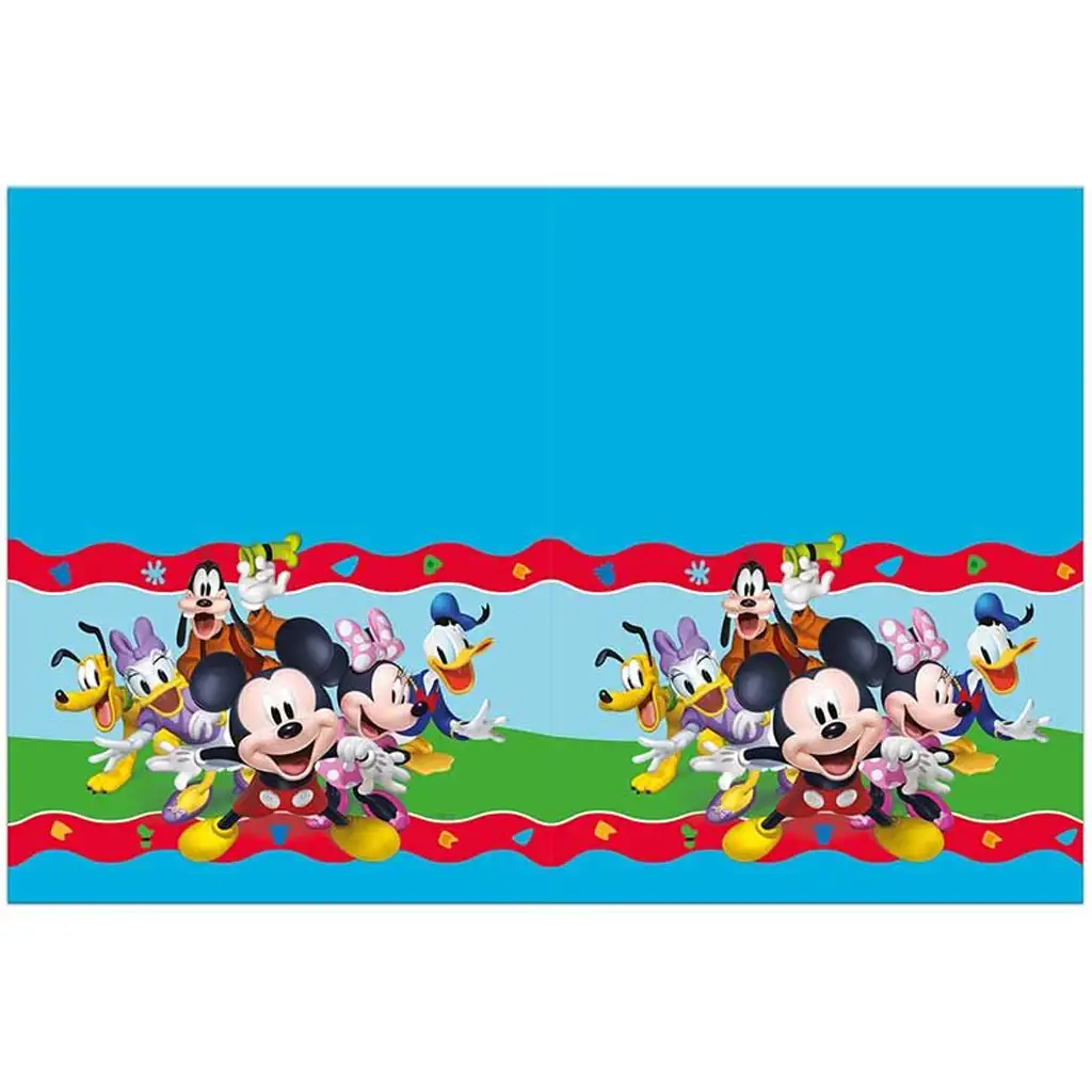 Mickey egér és barátai műanyag asztalterítő 120x180cm kép 1