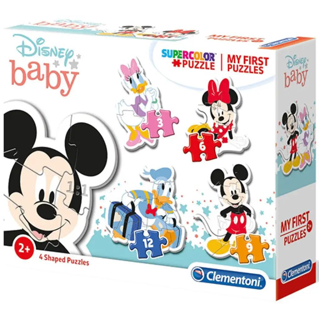 Mickey egér 4 az 1-ben Supercolor formapuzzle - Clementoni kép 1
