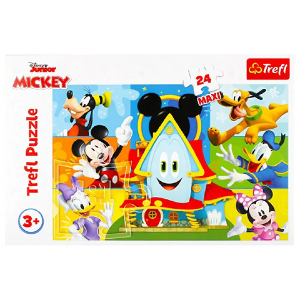 Mickey egér és barátai 24 db-os Maxi puzzle - Trefl kép 1