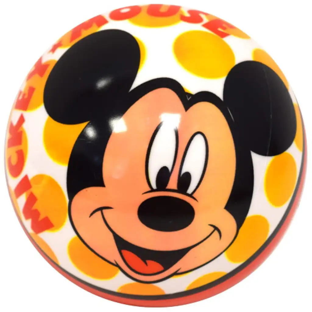 Mickey egér gumilabda 14cm kétféle változatban kép 1