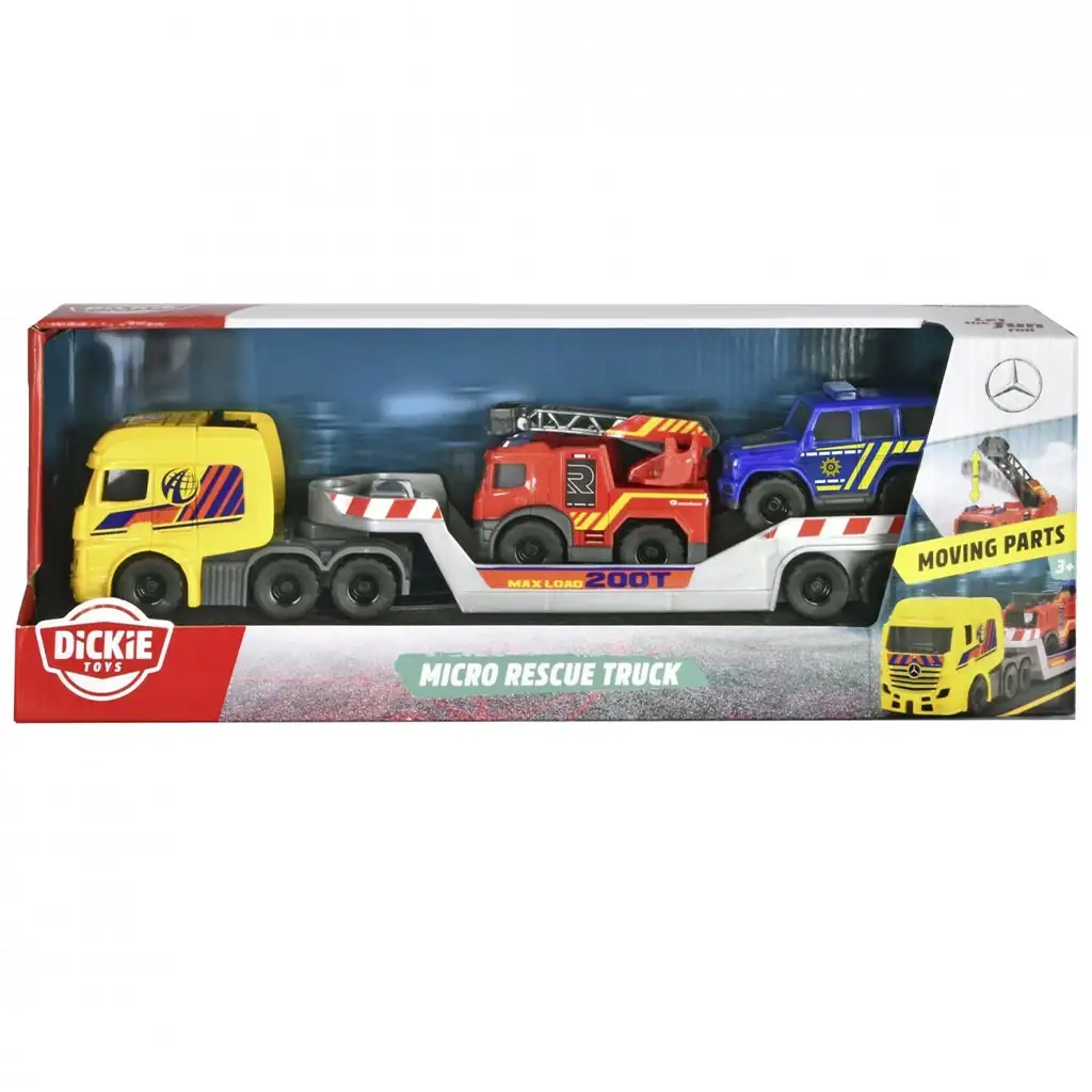 Micro Rescue Truck mentőautó szett - Dickie Toys kép 1