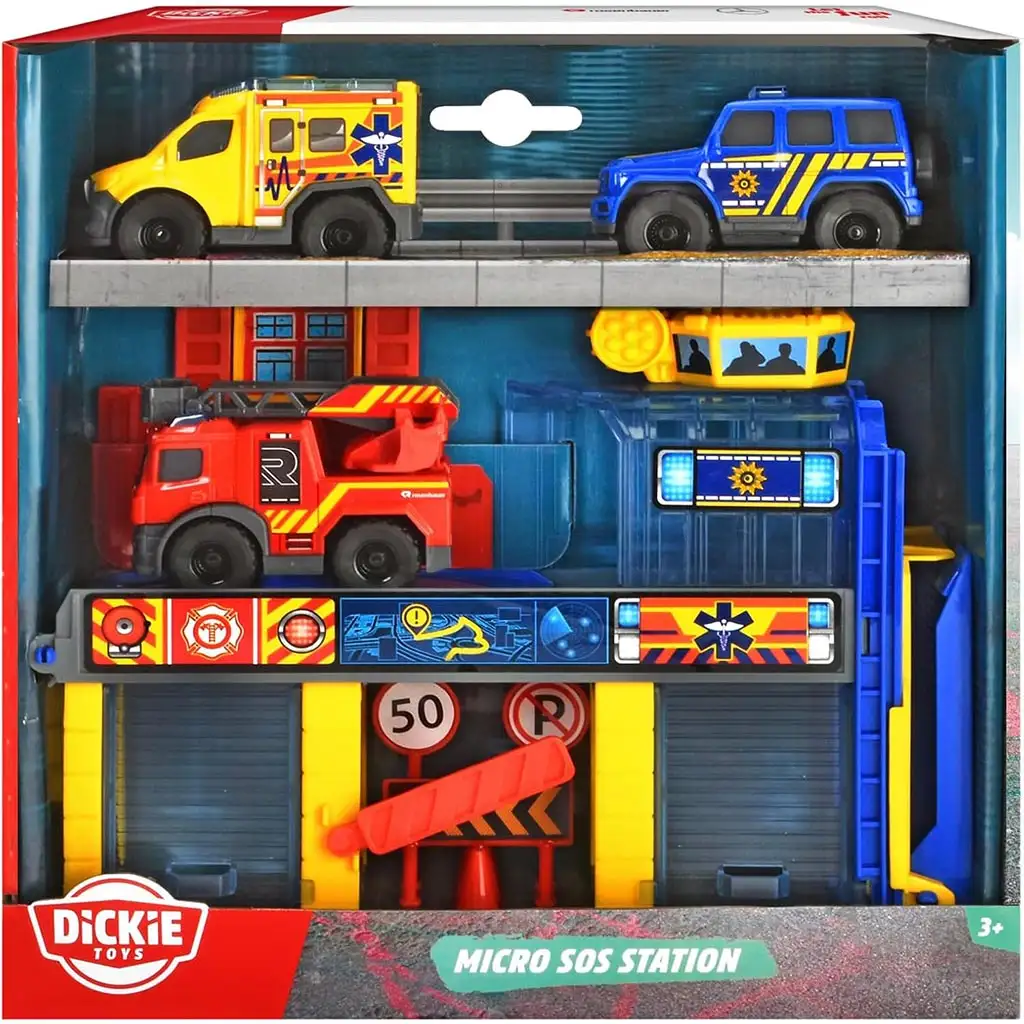 Micro SOS Station szett - Dickie Toys kép 1