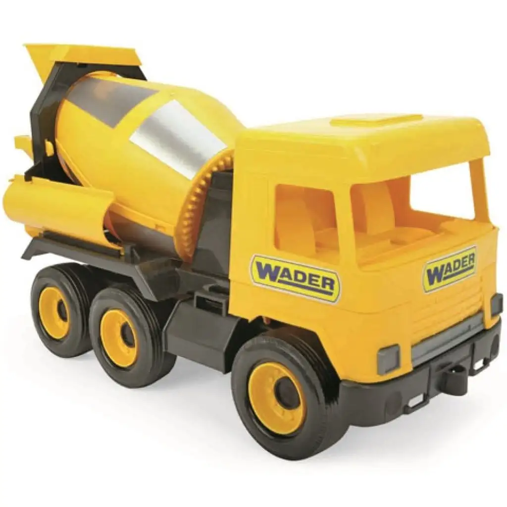 Middle Truck: Betonkeverő autó 43cm sárga - Wader kép 1