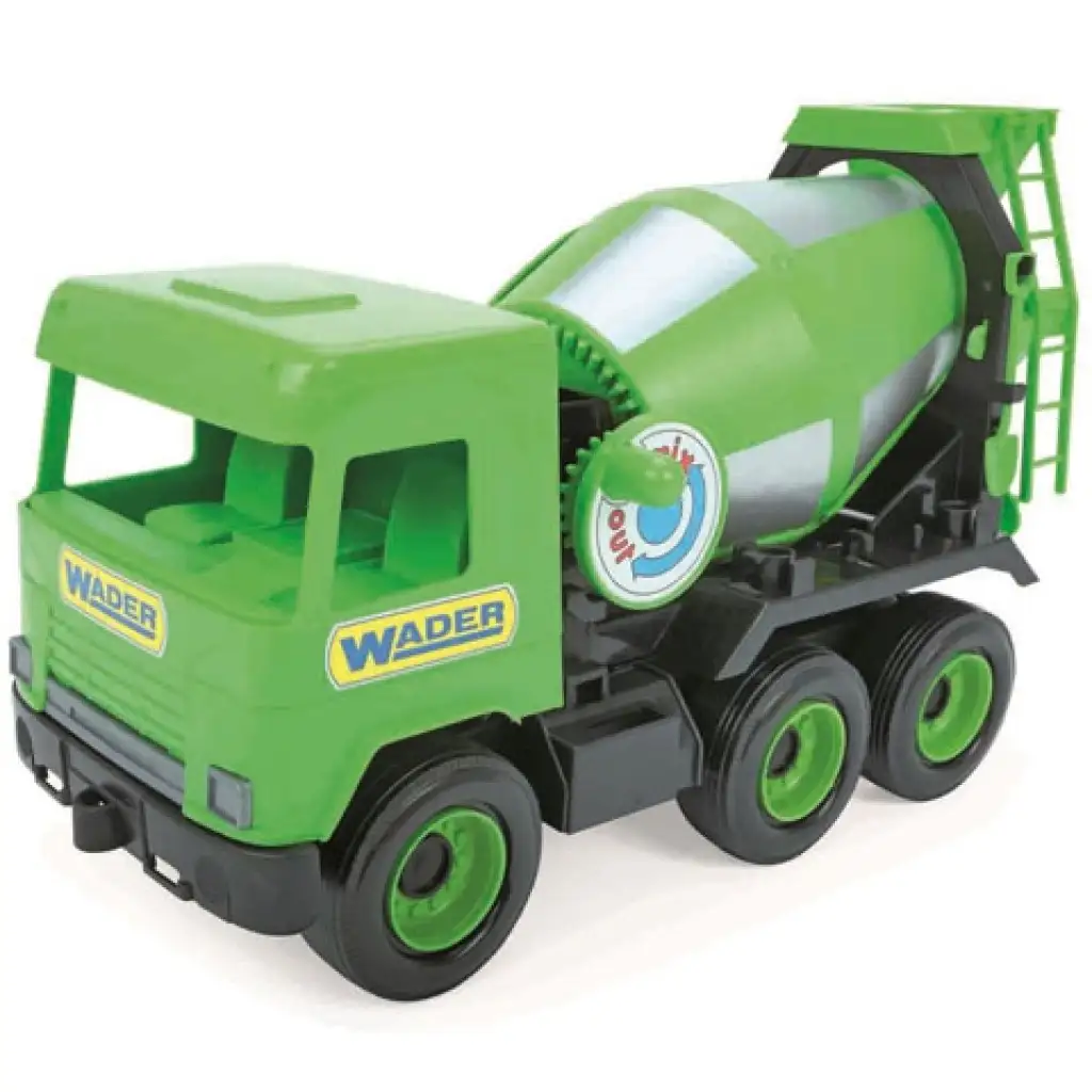 Middle Truck: Betonkeverő autó 43cm zöld - Wader kép 1