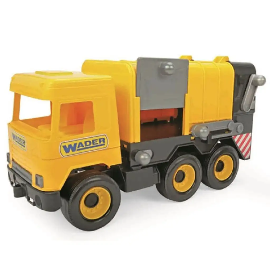 Middle Truck: Kukás autó 43cm sárga - Wader kép 1