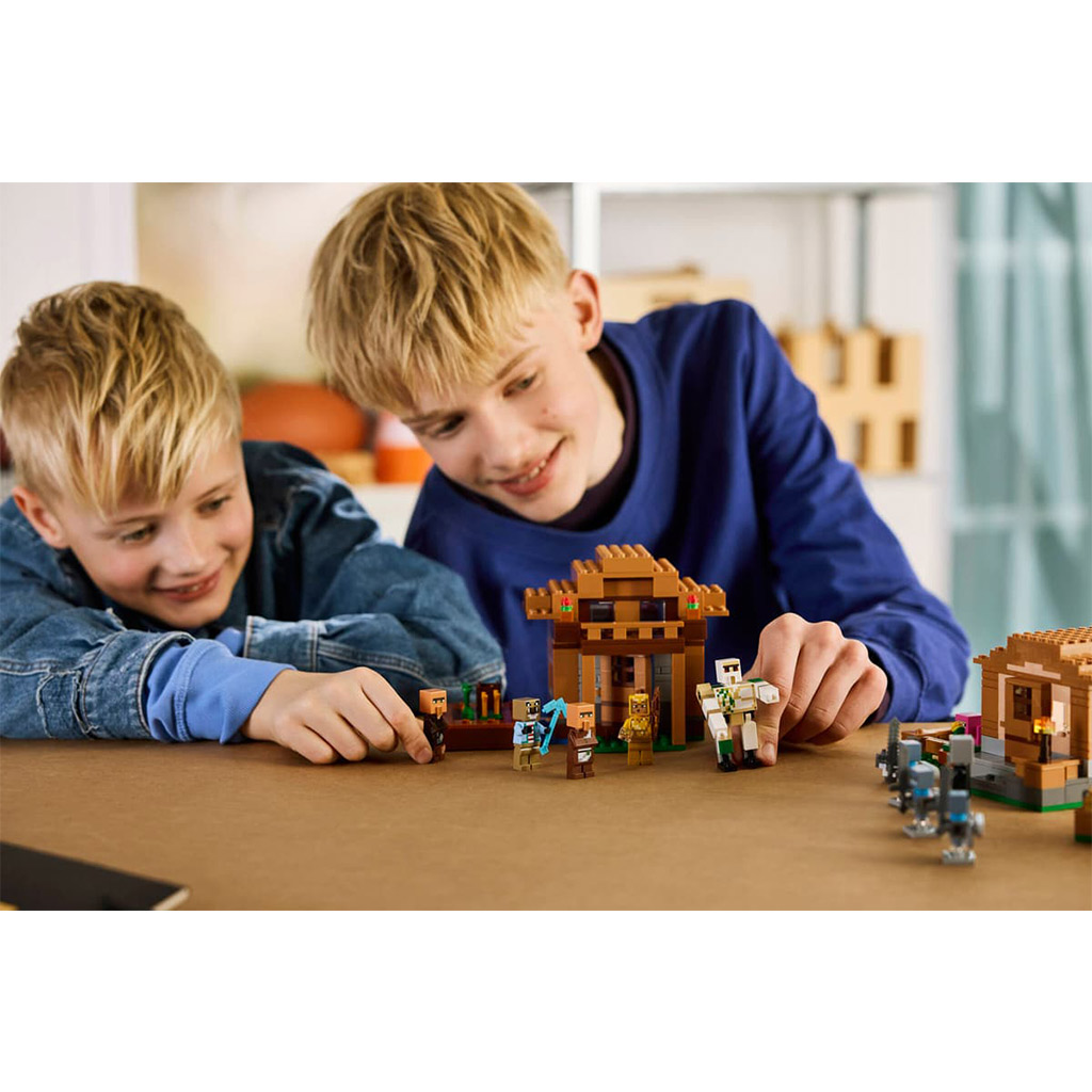 LEGO® Minecraft: Idézőtámadás a faluban (21596) kép 10