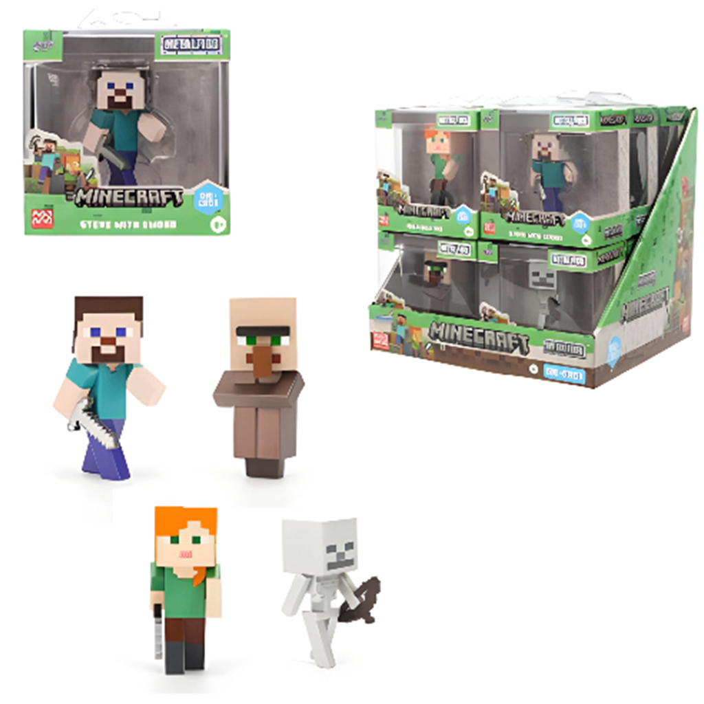 Minecraft Metalfigs 6,5cm-es fém figura 1db - Simba Toys kép 1