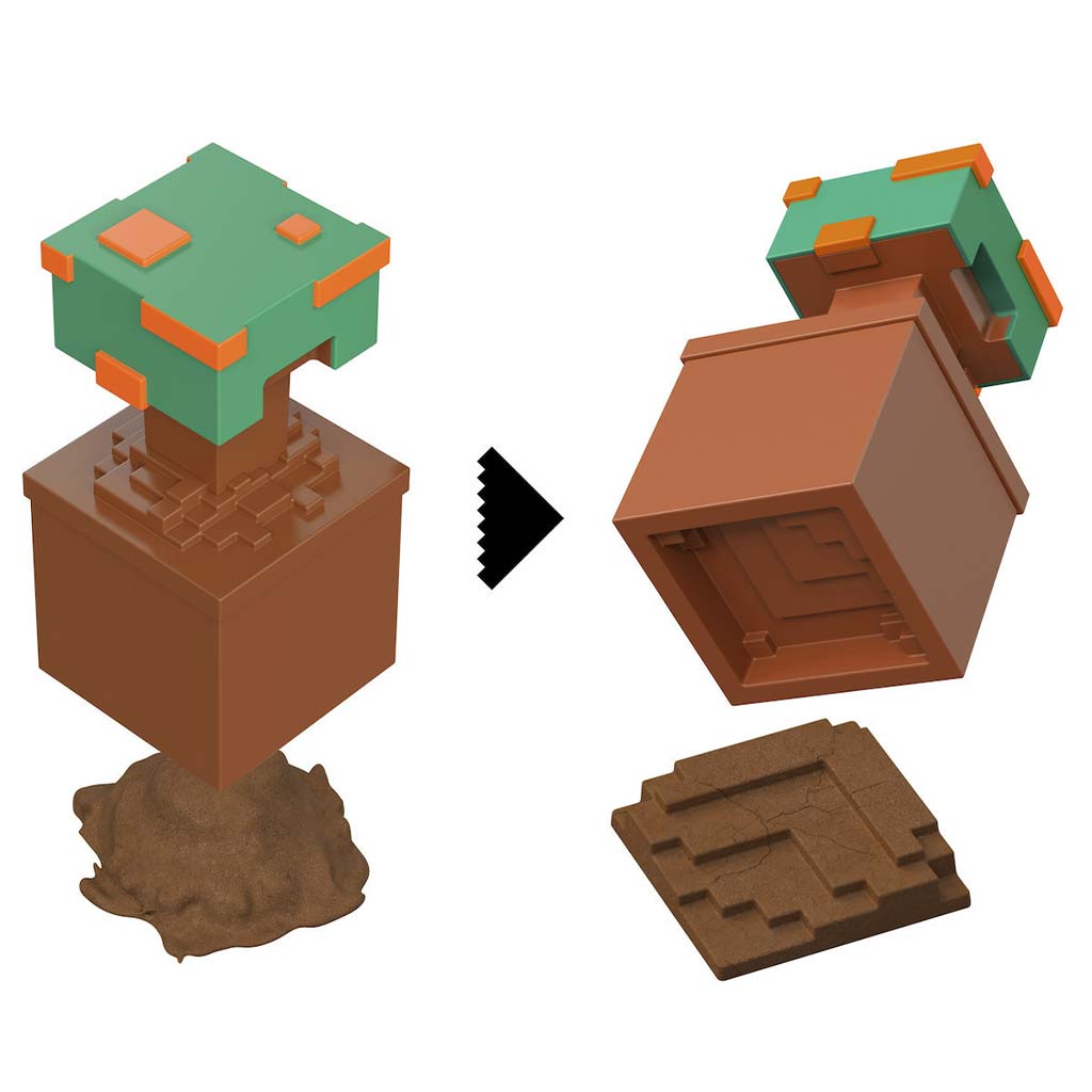 Minecraft Reveal minifigura tárolóban - Azálea - Mattel kép 3