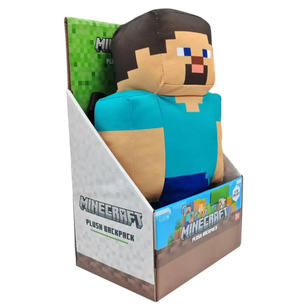 Minecraft plüss hátizsák 30cm-es több változatban kép 1